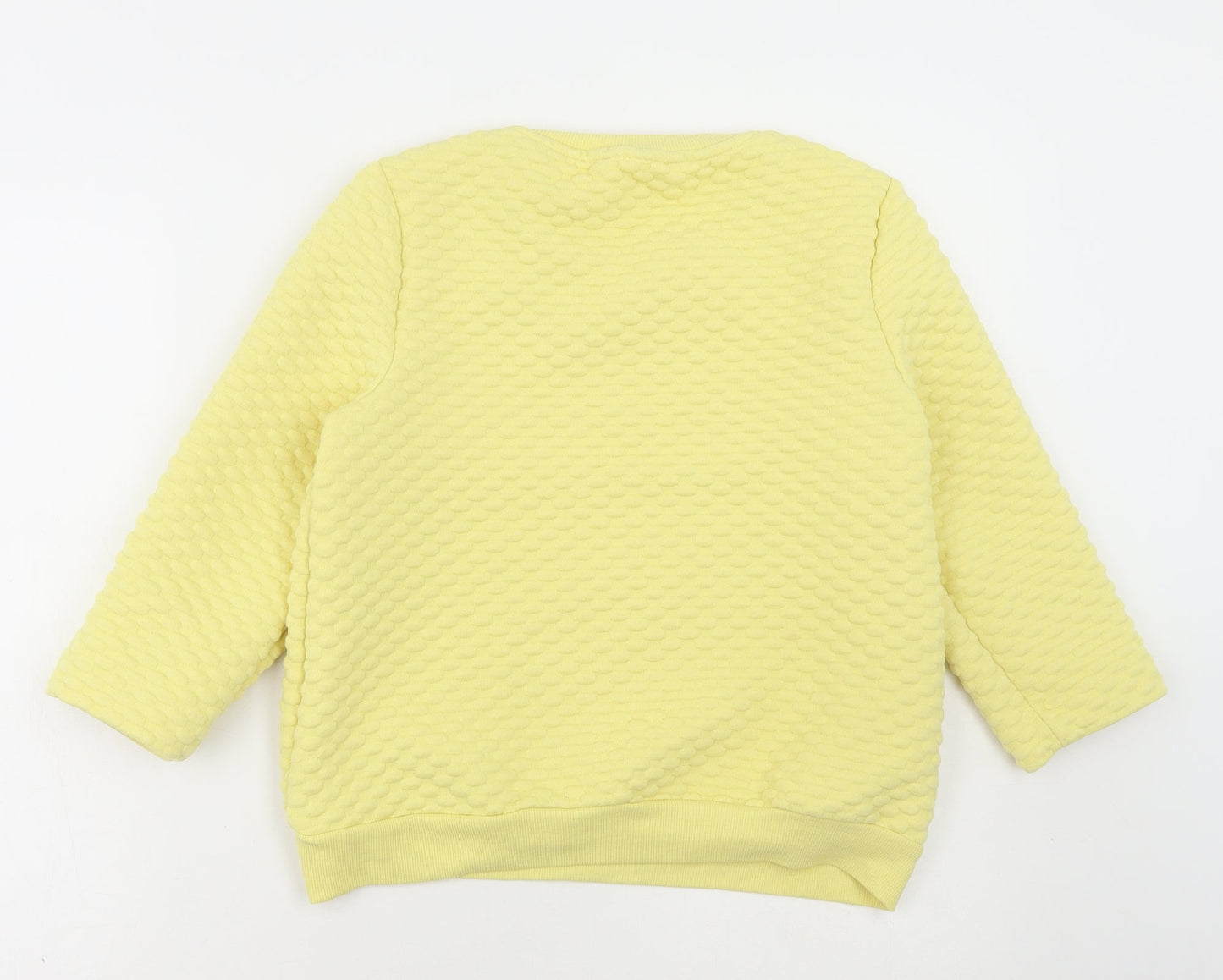 Savida Womens Yellow Polyester Pullover Sweatshirt Size S Pullover