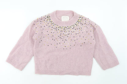 Womens UK Size XS Part Two Pink Pullover Jumper