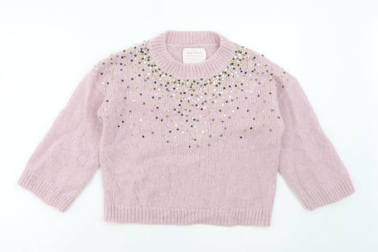 Womens UK Size XS Part Two Pink Pullover Jumper