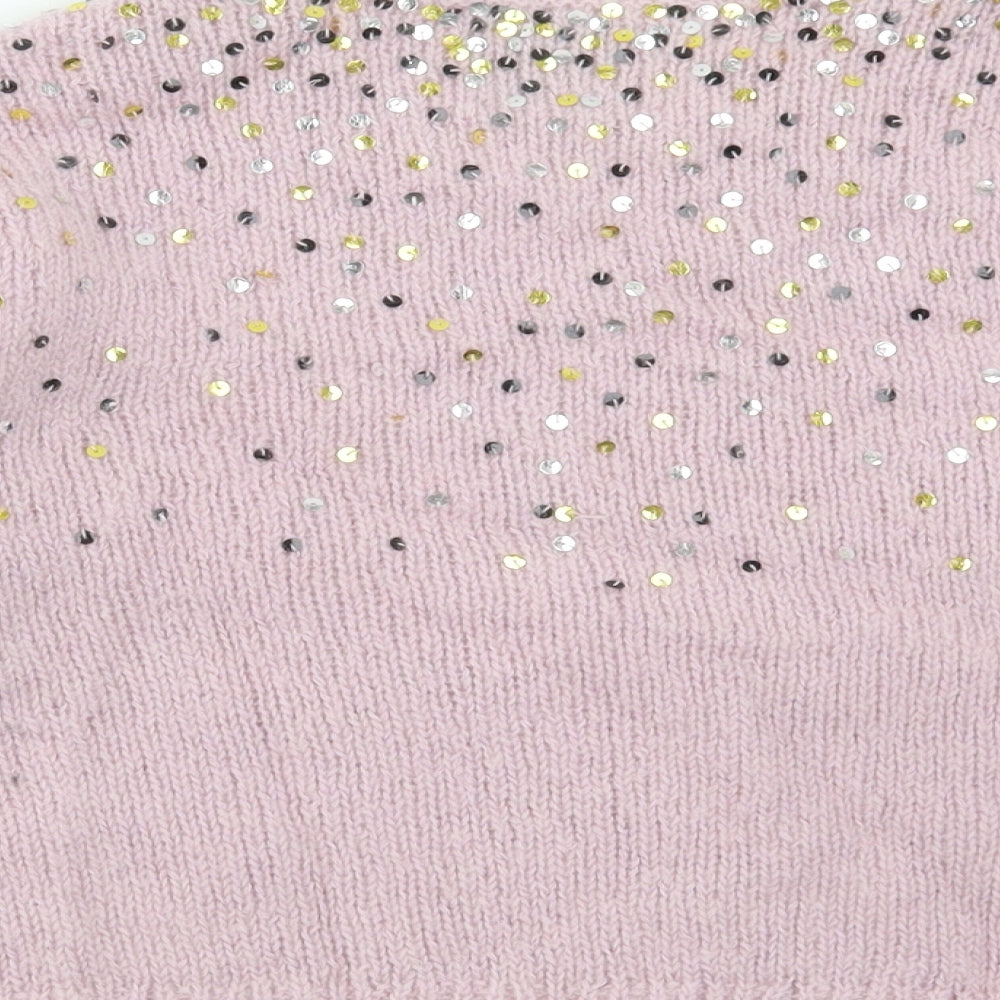 Womens UK Size XS Part Two Pink Pullover Jumper