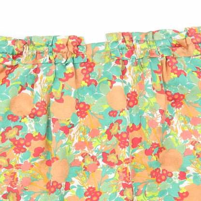 FOREVER 21 Womens Multicoloured Floral Polyester A-Line Skirt Size S