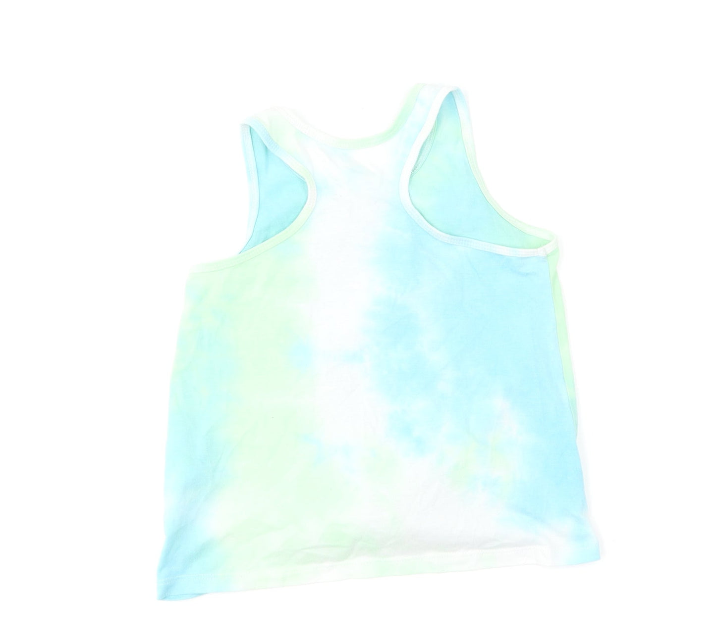 Dunnes Stores Boys Multicoloured Cotton Basic T-Shirt Size 8-9 Years Round Neck - Tie Dye