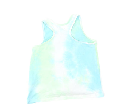 Dunnes Stores Boys Multicoloured Cotton Basic T-Shirt Size 8-9 Years Round Neck - Tie Dye