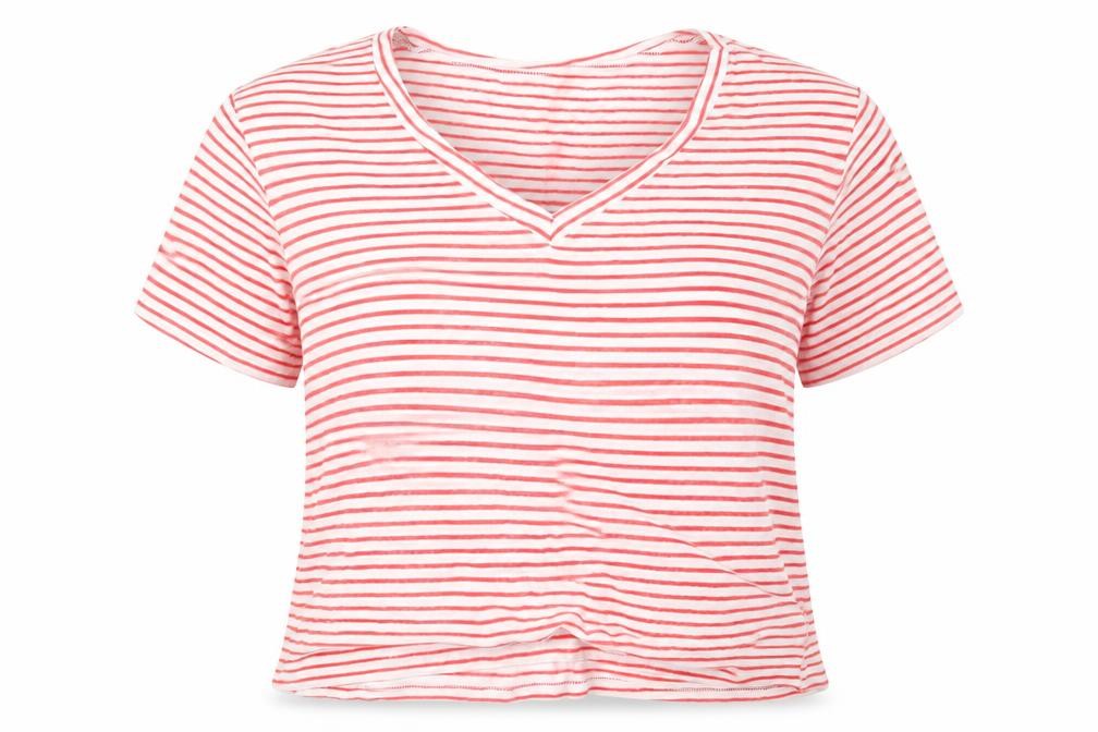 Womens UK Size L SheIn Red Basic T-Shirt