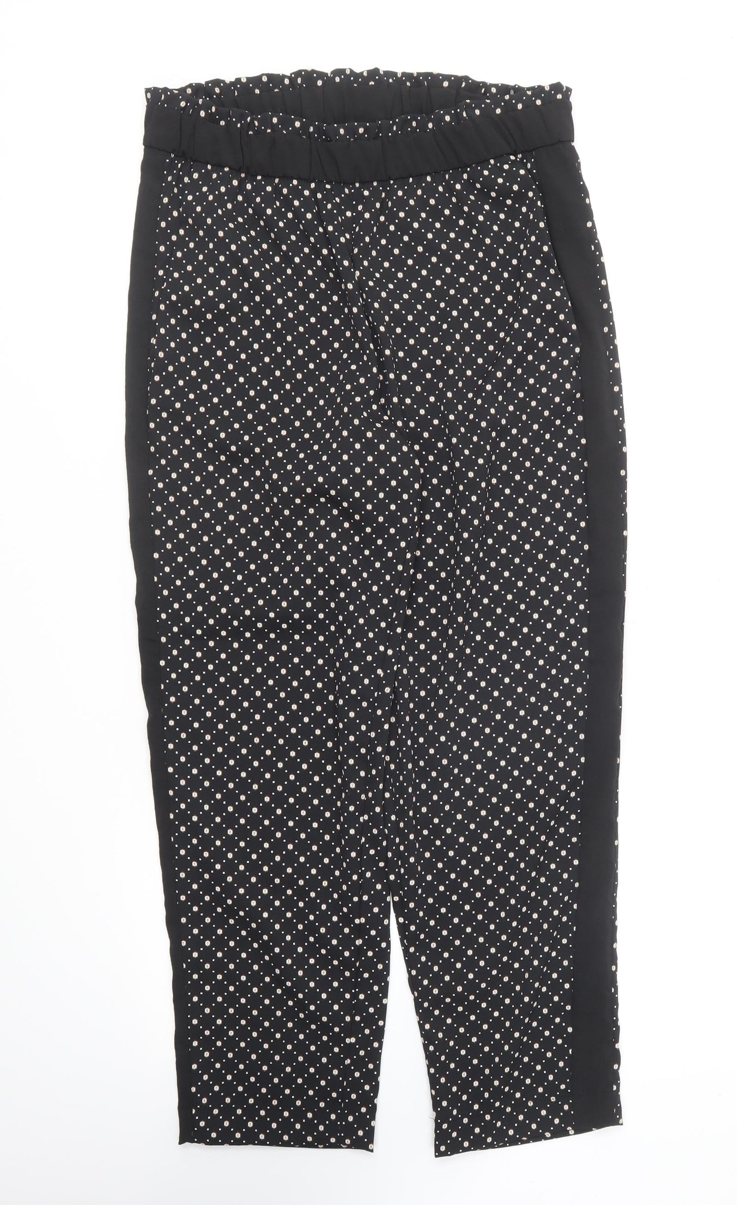 Womens UK Size 10 H&M Regular Fit  Black Trousers