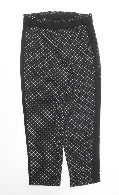 Womens UK Size 10 H&M Regular Fit  Black Trousers
