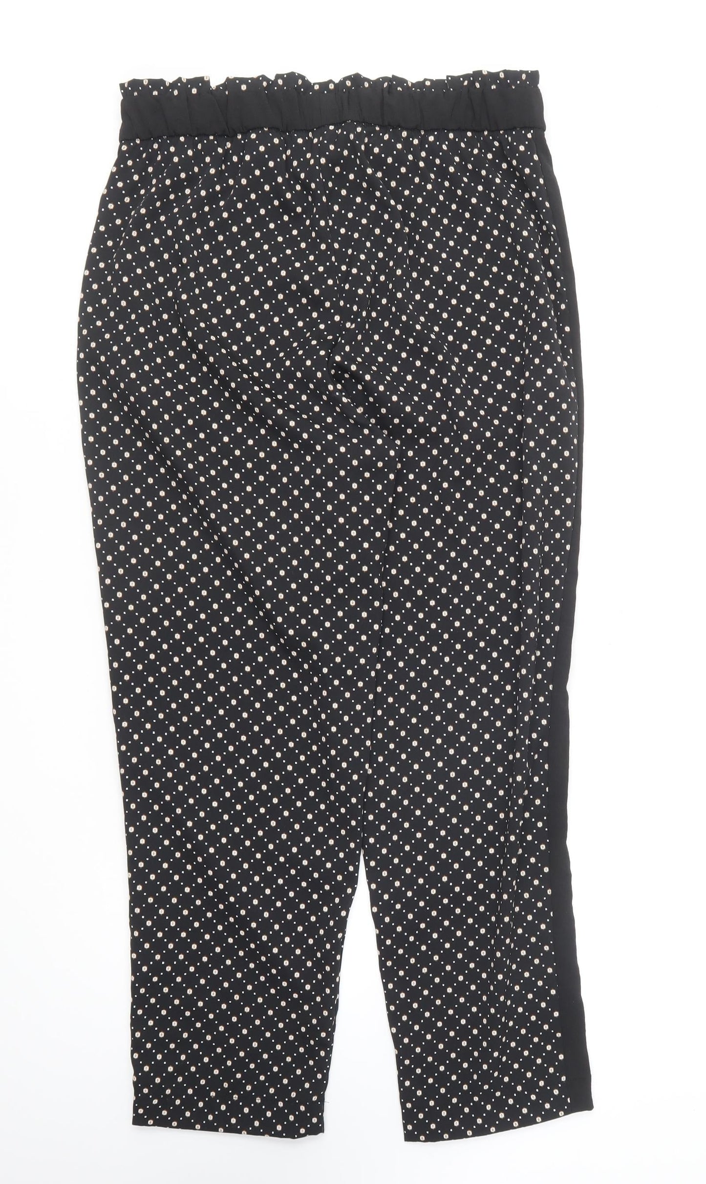 Womens UK Size 10 H&M Regular Fit  Black Trousers
