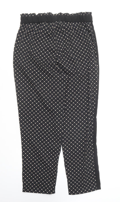 Womens UK Size 10 H&M Regular Fit  Black Trousers