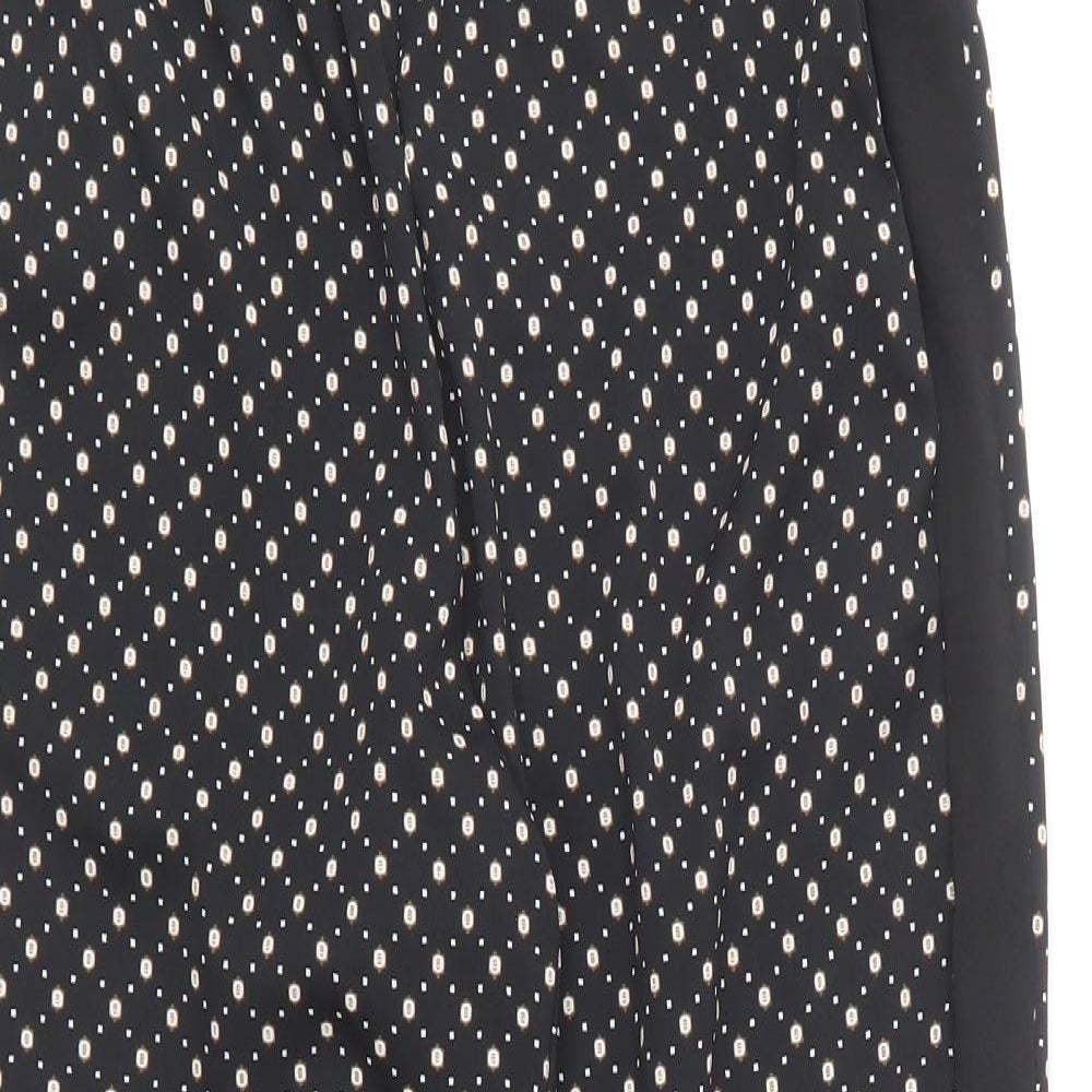 Womens UK Size 10 H&M Regular Fit  Black Trousers