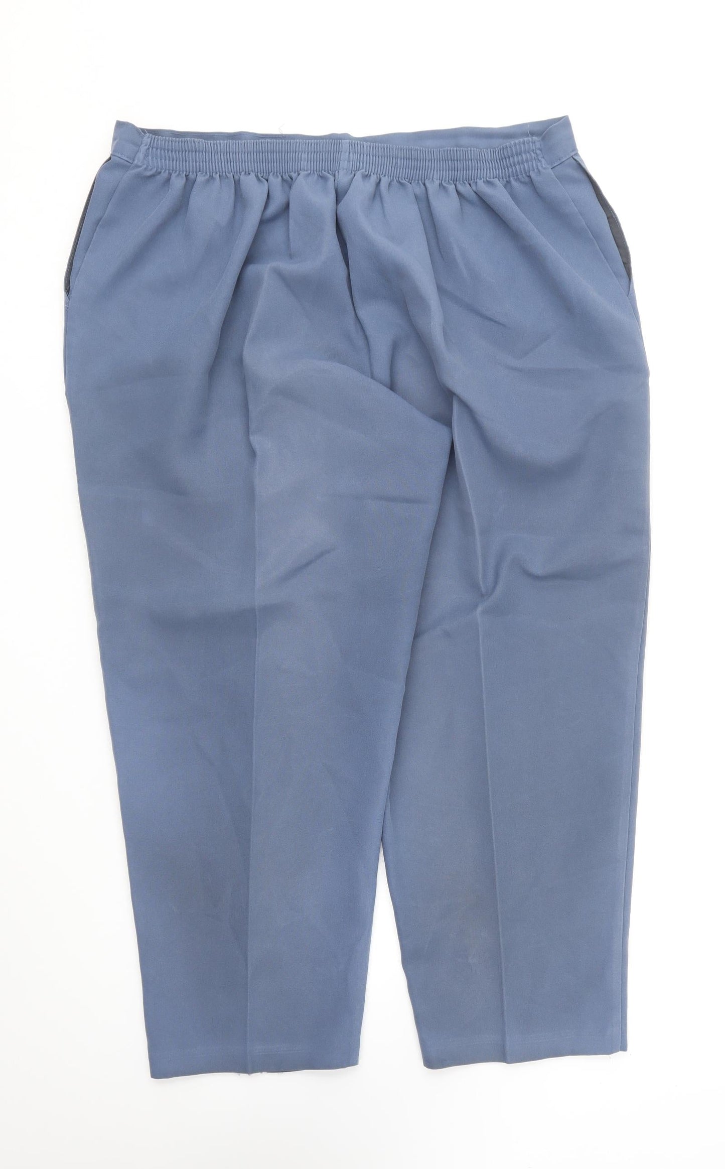 Womens UK Size 24 Saira of Manchester Regular Fit  Blue Trousers