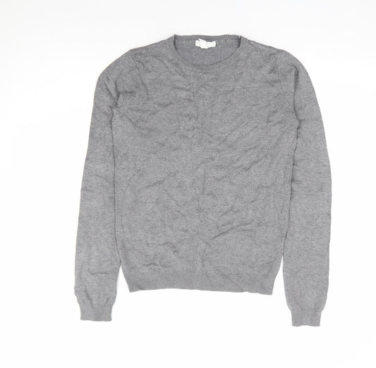 Womens UK Size XS H&M Grey Pullover Jumper