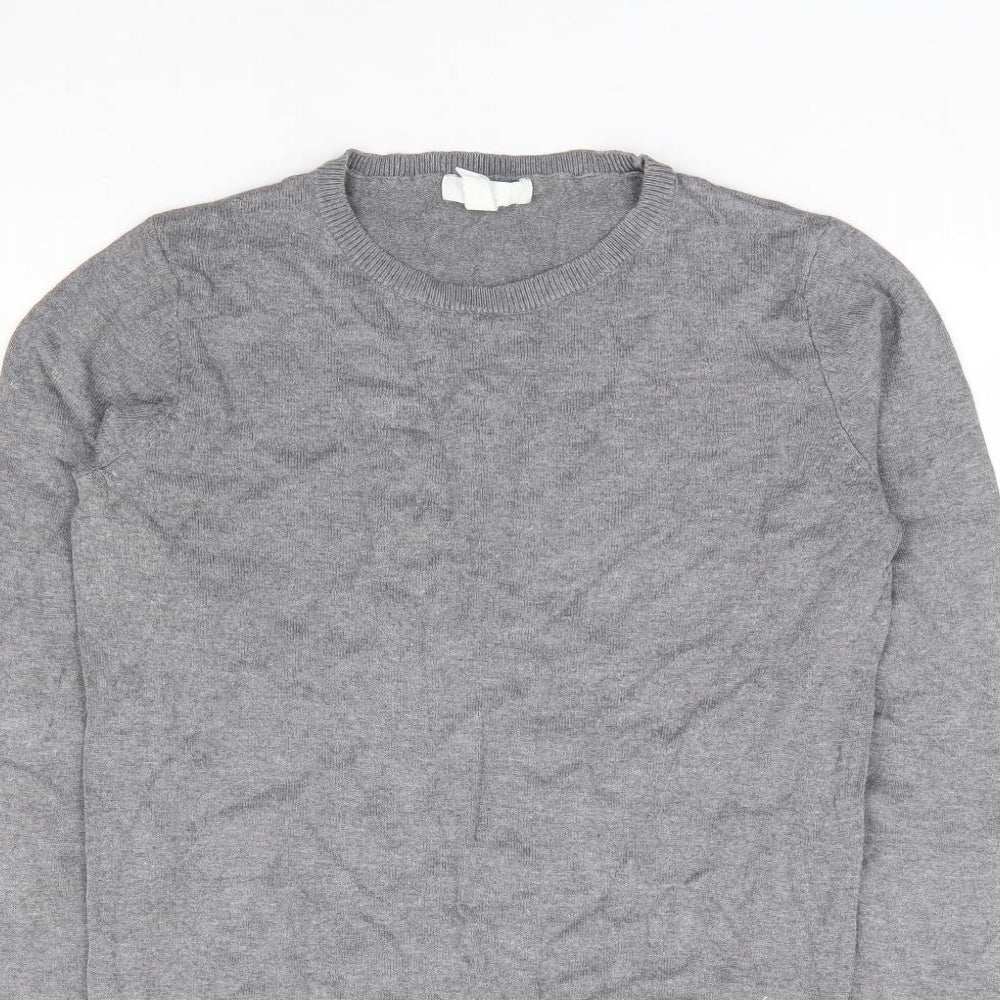 Womens UK Size XS H&M Grey Pullover Jumper