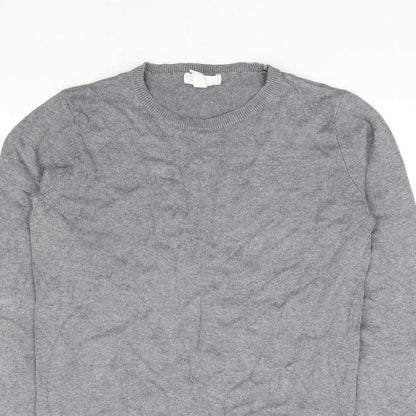 Womens UK Size XS H&M Grey Pullover Jumper