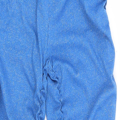 SheIn Womens Blue Polyester Jogger Leggings Size 10 L26 in