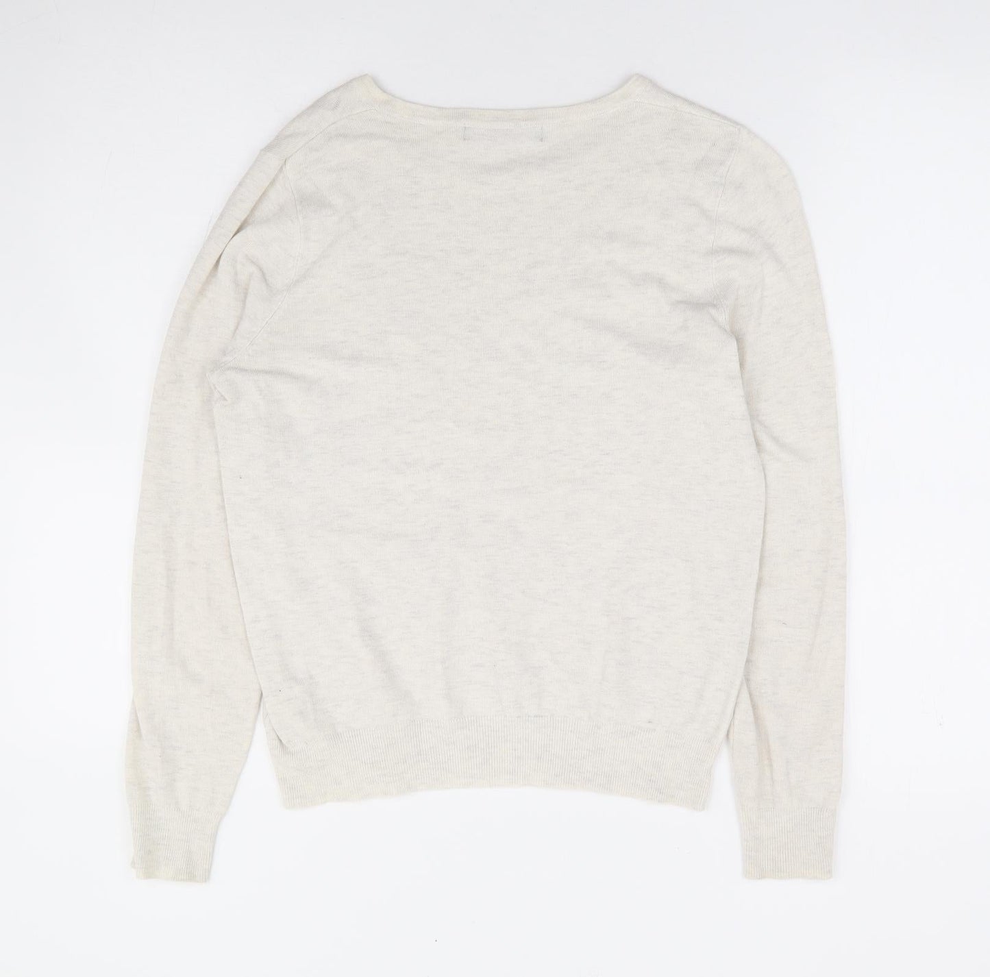Womens UK Size 12 Marks and Spencer Beige Pullover Jumper