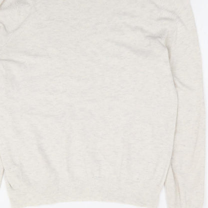 Womens UK Size 12 Marks and Spencer Beige Pullover Jumper