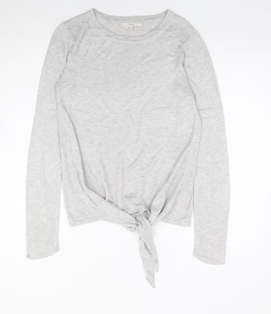 Womens UK Size 8 NEXT Grey Pullover Jumper