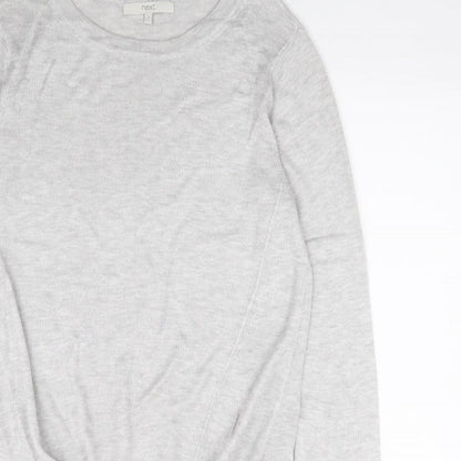Womens UK Size 8 NEXT Grey Pullover Jumper