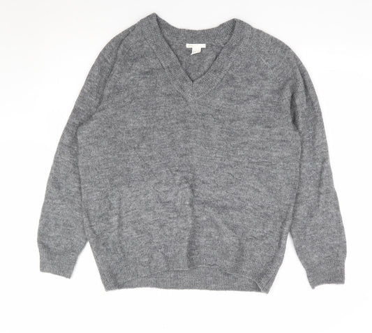 Womens UK Size S H&M Grey Pullover Jumper