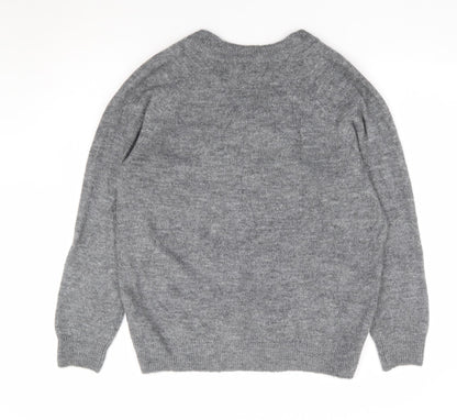 Womens UK Size S H&M Grey Pullover Jumper