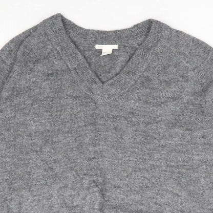 Womens UK Size S H&M Grey Pullover Jumper