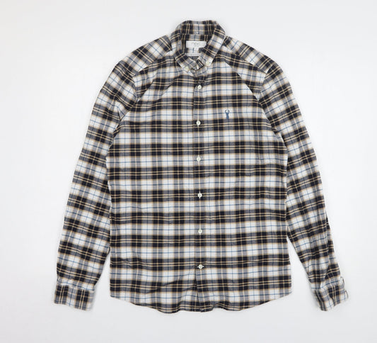 Mens UK Size S NEXT Multicoloured  Button-Up Long Sleeve Casual Shirt