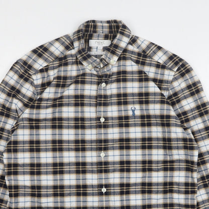Mens UK Size S NEXT Multicoloured  Button-Up Long Sleeve Casual Shirt