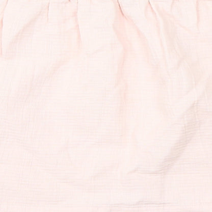 Leigh Tucker Willow Girls Pink Cotton Straight & Pencil Skirt Size 9-10 Years Regular Tie