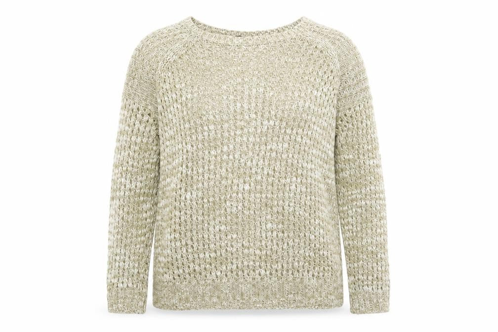 Womens UK Size 10 Topshop Beige Pullover Jumper