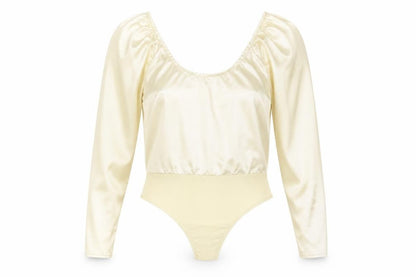 Womens UK Size 10 In the Style One-Piece Gold Bodysuit
