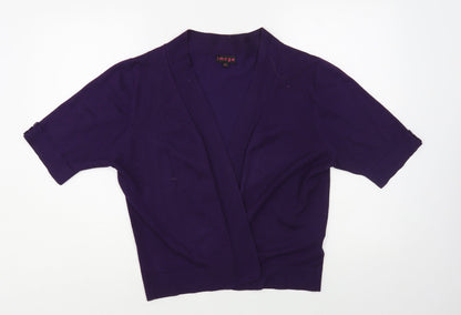 Womens UK Size XL Image Purple Cardigan Jumper