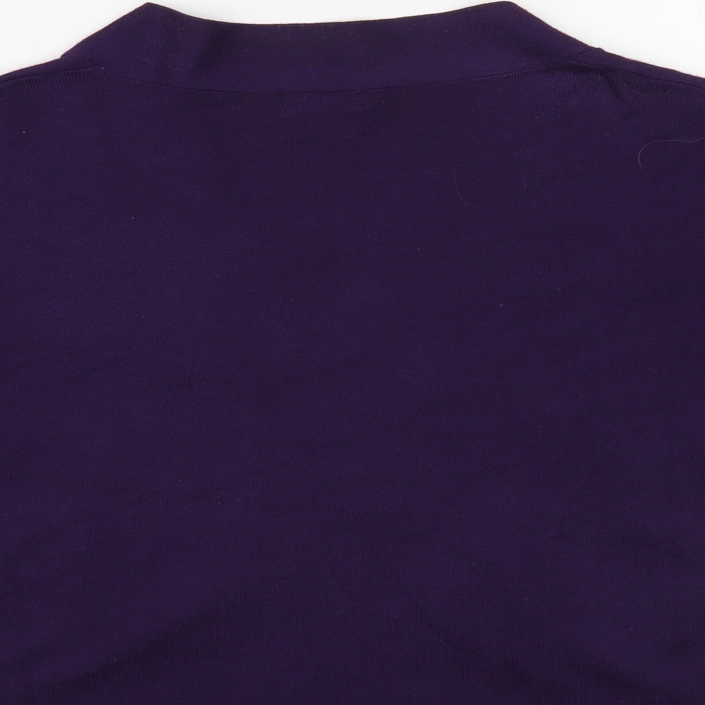 Womens UK Size XL Image Purple Cardigan Jumper