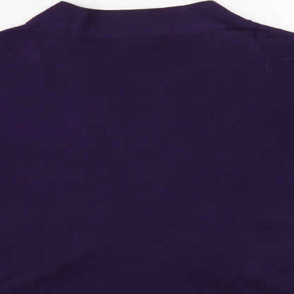 Womens UK Size XL Image Purple Cardigan Jumper