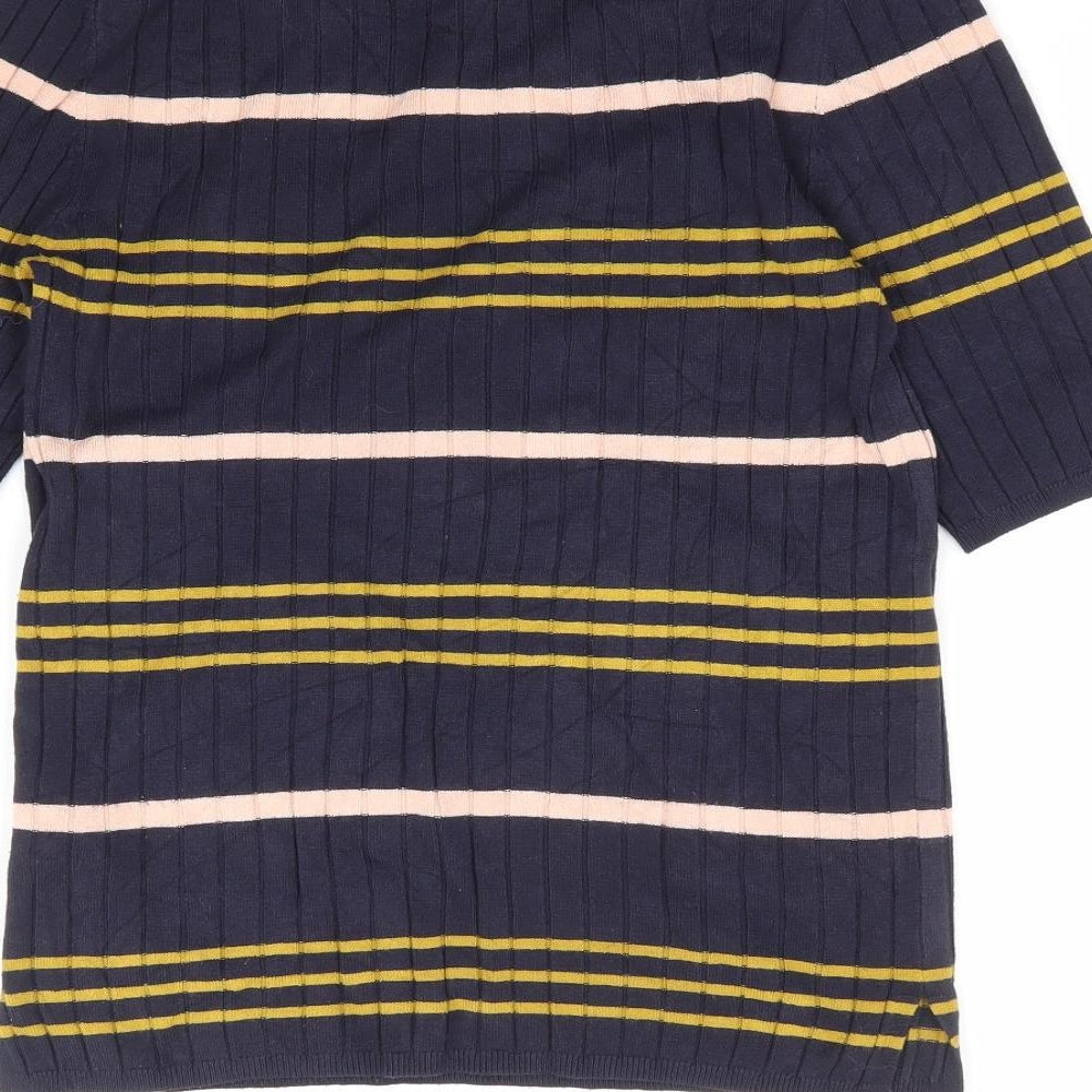 Womens UK Size 10 Marks and Spencer Blue Pullover Jumper