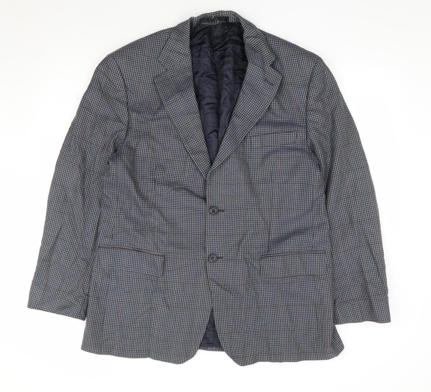 Mens UK Size 42 Marks and Spencer Regular Blue Suit Jacket