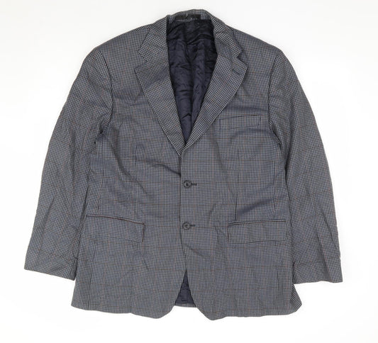 Mens UK Size 42 Marks and Spencer Regular Blue Suit Jacket