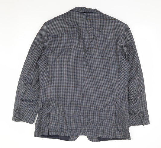 Mens UK Size 42 Marks and Spencer Regular Blue Suit Jacket