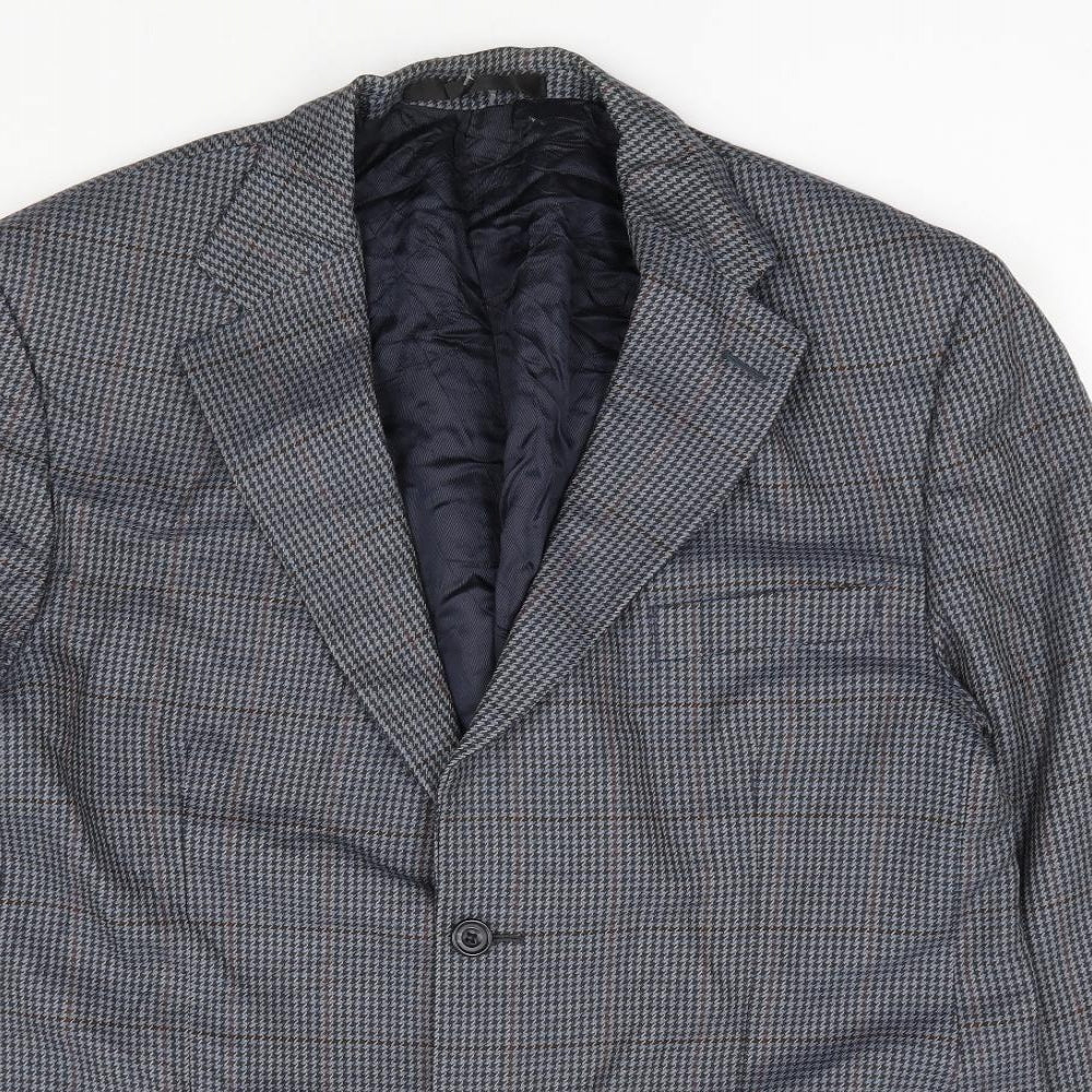 Mens UK Size 42 Marks and Spencer Regular Blue Suit Jacket
