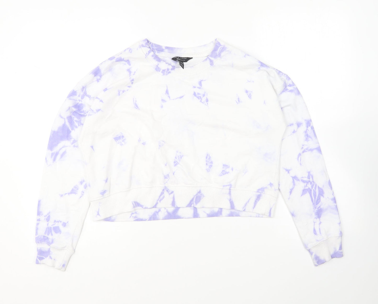New Look Girls Multicoloured Polyester Pullover Sweatshirt Size 12-13 Years Pullover - Tie Dye