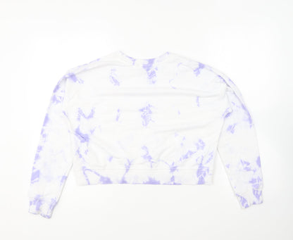 New Look Girls Multicoloured Polyester Pullover Sweatshirt Size 12-13 Years Pullover - Tie Dye