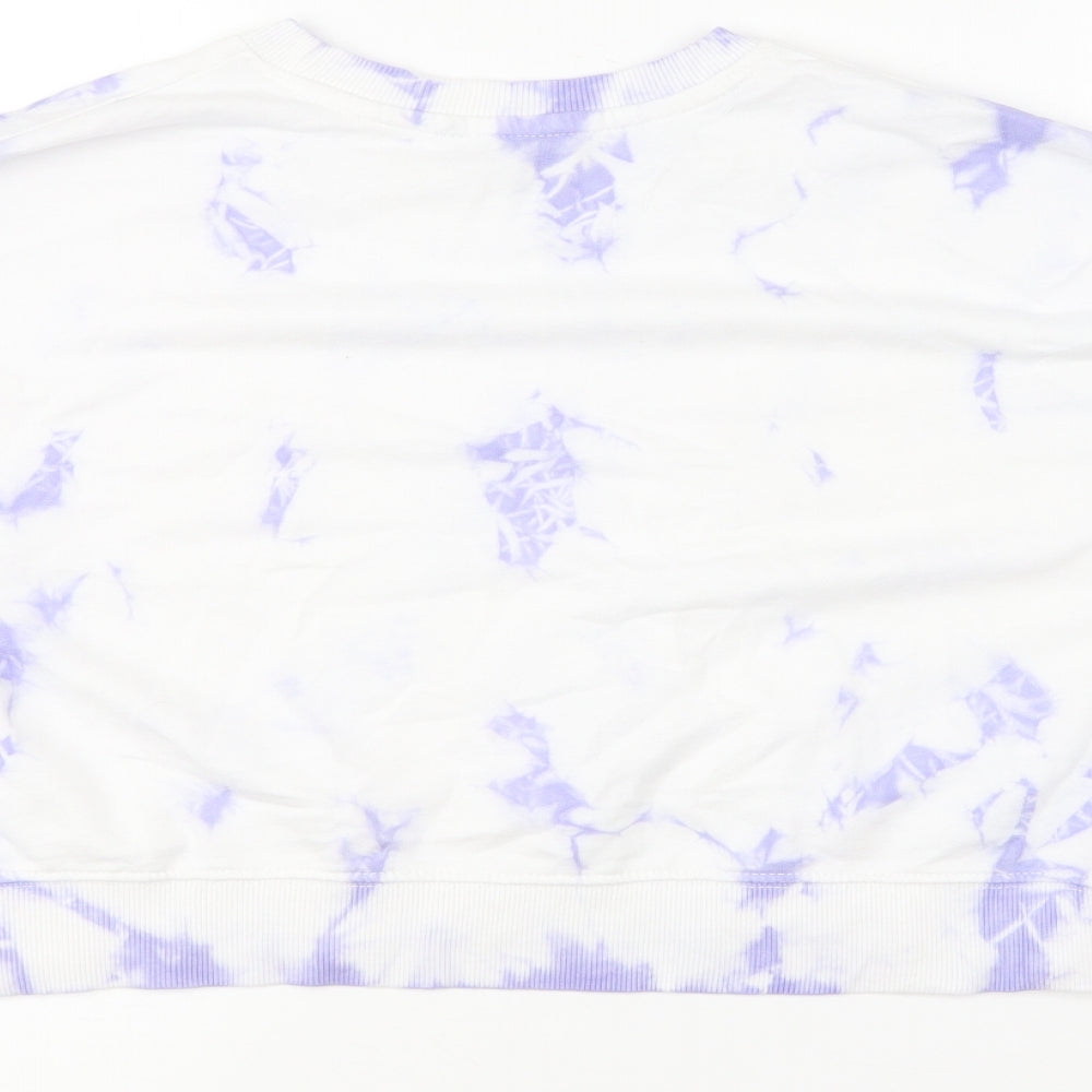 New Look Girls Multicoloured Polyester Pullover Sweatshirt Size 12-13 Years Pullover - Tie Dye