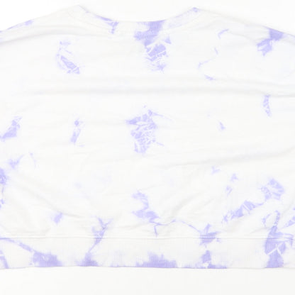 New Look Girls Multicoloured Polyester Pullover Sweatshirt Size 12-13 Years Pullover - Tie Dye
