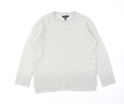 Womens UK Size S New Look Grey Pullover Jumper