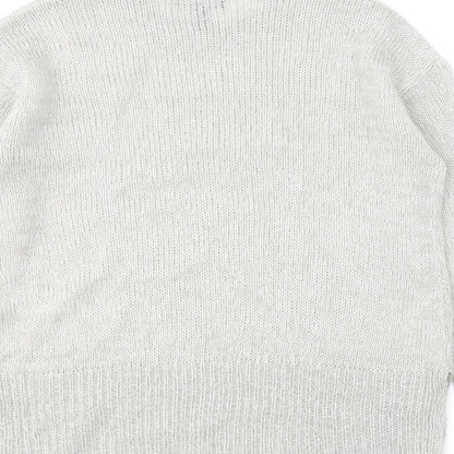 Womens UK Size S New Look Grey Pullover Jumper