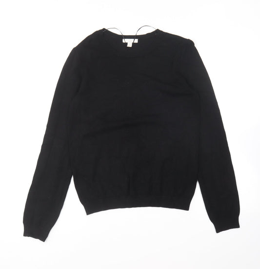 Womens UK Size S H&M Black Pullover Jumper
