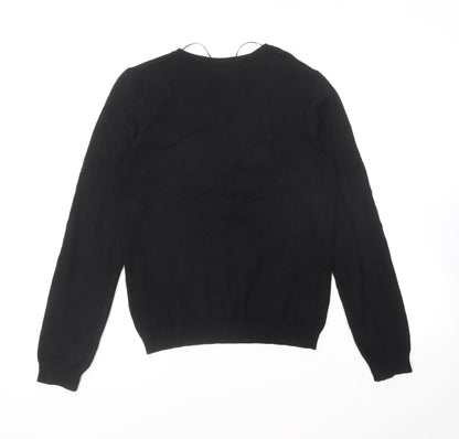 Womens UK Size S H&M Black Pullover Jumper
