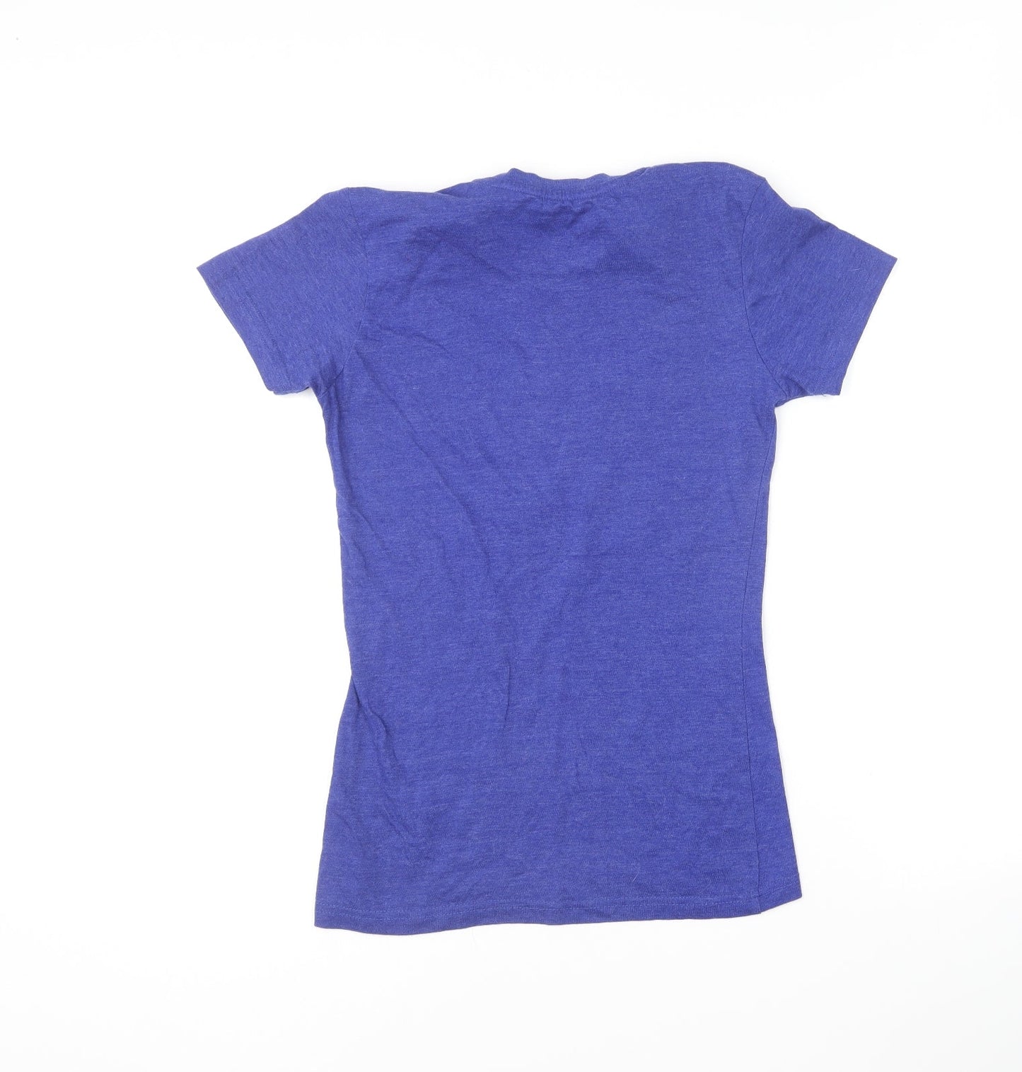 Womens UK Size S Reebok Blue Basic T-Shirt