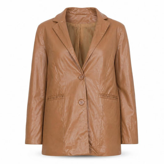 Womens UK Size XS PRETTYLITTLETHING Brown Jacket