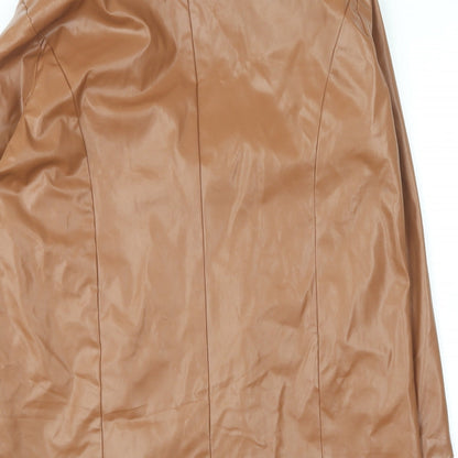 Womens UK Size XS PRETTYLITTLETHING Brown Jacket