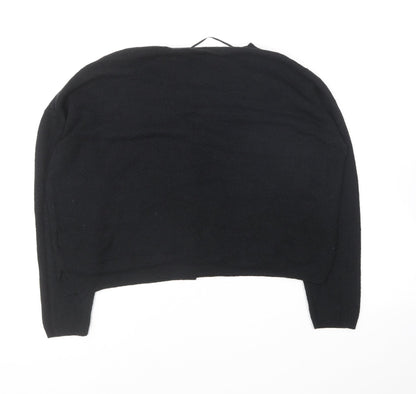 Womens UK Size S Marks and Spencer Black Cardigan Jumper